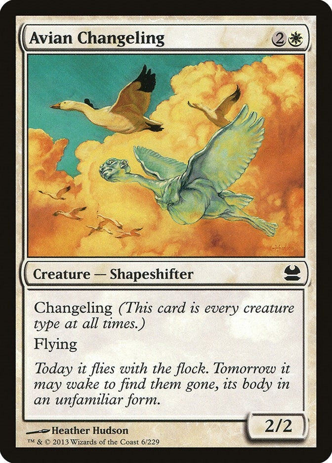 Image for Avian Changeling (6) [Modern Masters]