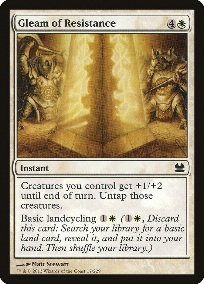 Image for Gleam of Resistance (17) [Modern Masters]