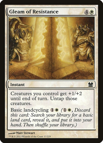 Image for Gleam of Resistance (17) [Modern Masters]