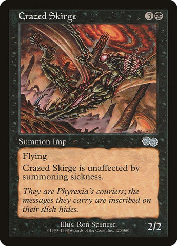 Image for Crazed Skirge (125) [Urza's Saga]