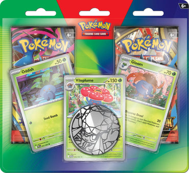 Image for 2-Pack Blister Pack [Oddish, Gloom, & Vileplume] - Pokemon