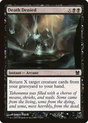 Image for Death Denied (77) [Modern Masters]
