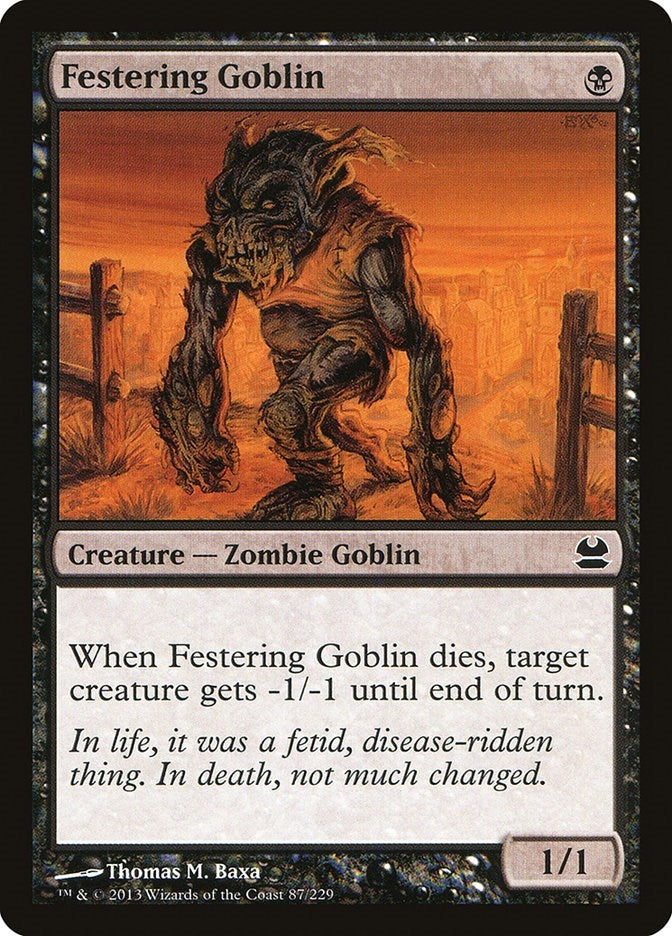 Image for Festering Goblin (87) [Modern Masters]