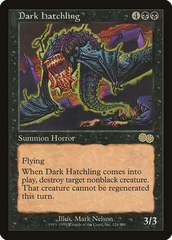 Image for Dark Hatchling (126) [Urza's Saga]