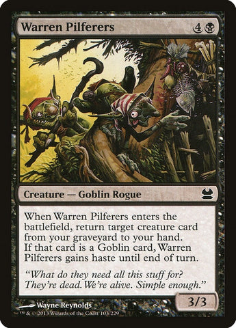 Image for Warren Pilferers (103) [Modern Masters]