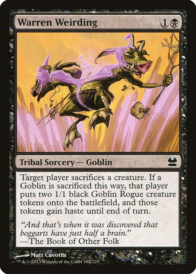 Image for Warren Weirding (104) [Modern Masters]