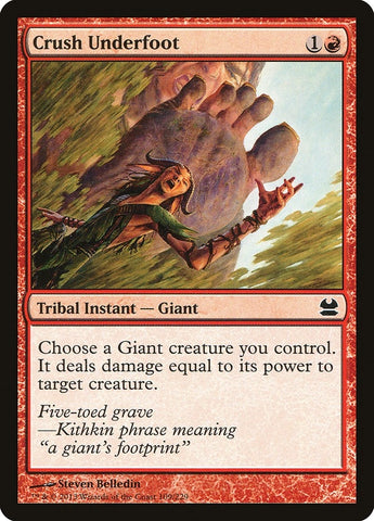 Image for Crush Underfoot (109) [Modern Masters]
