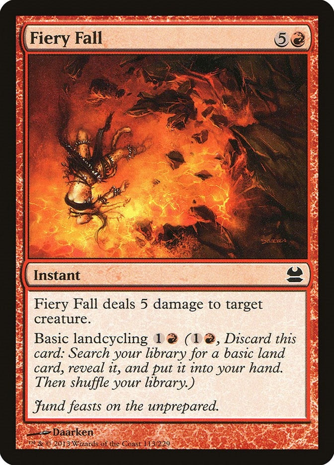 Image for Fiery Fall (113) [Modern Masters]