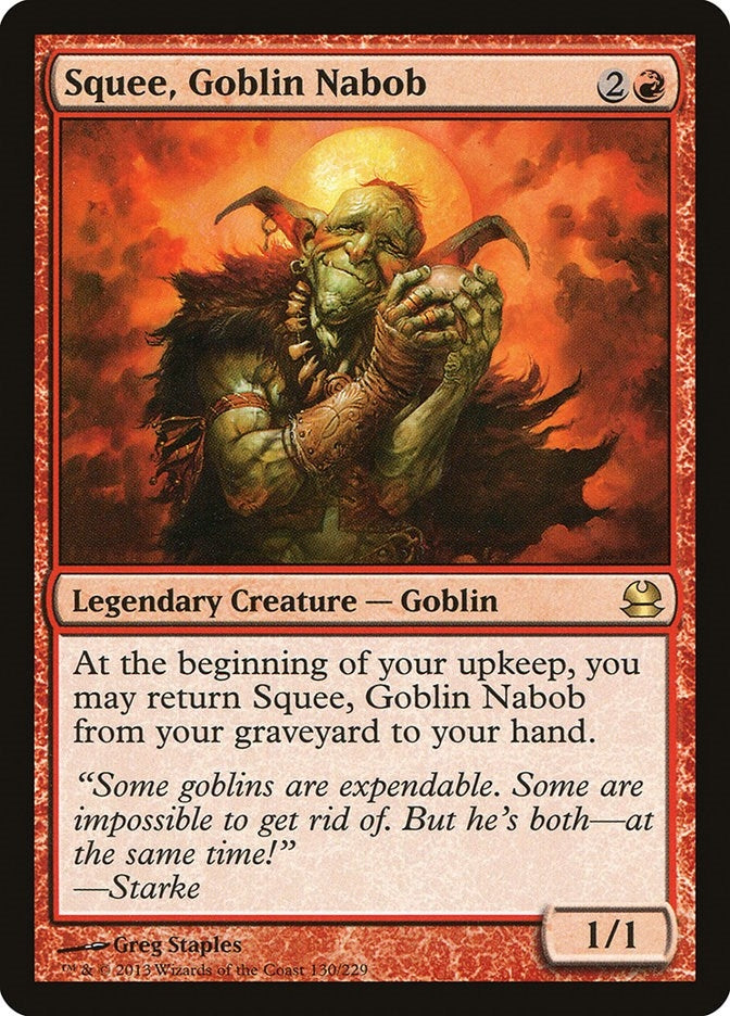 Image for Squee, Goblin Nabob (130) [Modern Masters]