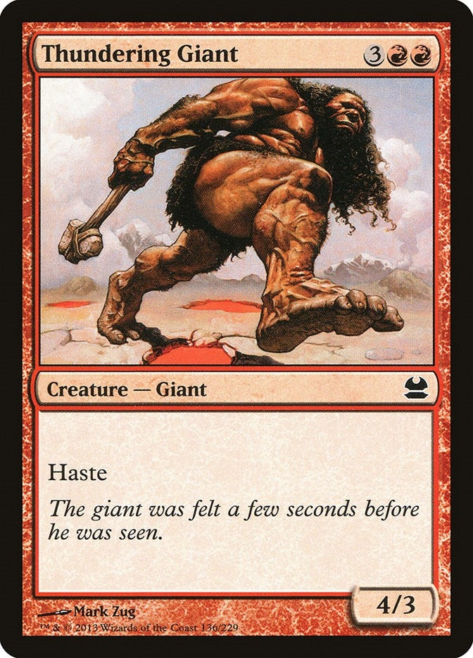 Image for Thundering Giant (136) [Modern Masters]