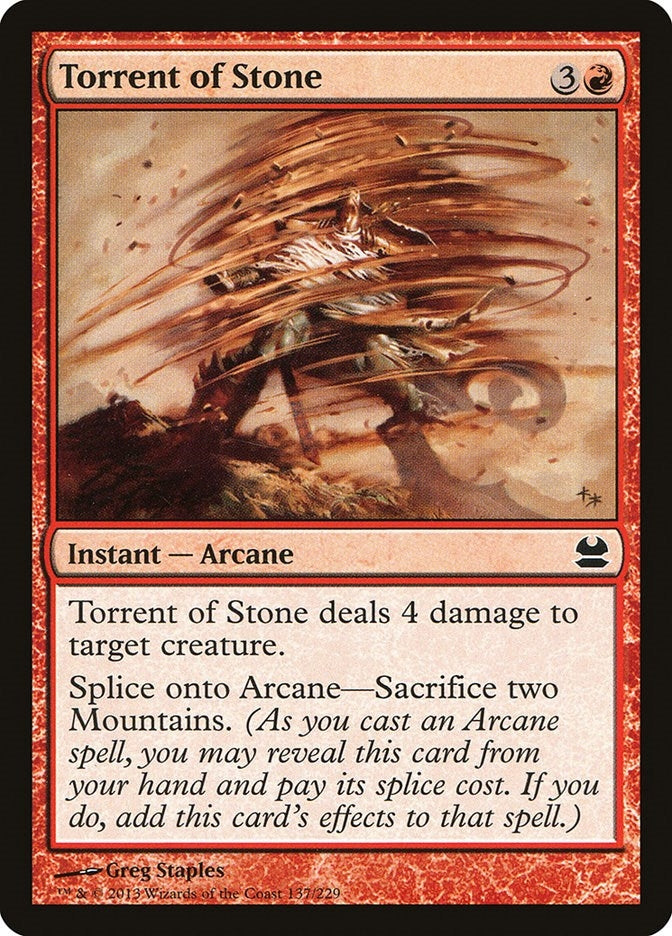 Image for Torrent of Stone (137) [Modern Masters]