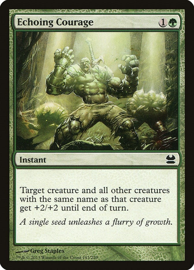 Image for Echoing Courage (143) [Modern Masters]