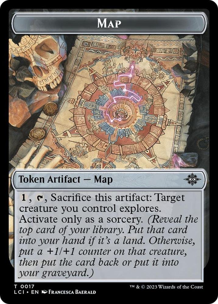 Image for Treasure (0018) // Map Double-Sided Token (17 // 18) (The Lost Caverns of Ixalan) (LCI) - Magic: The Gathering