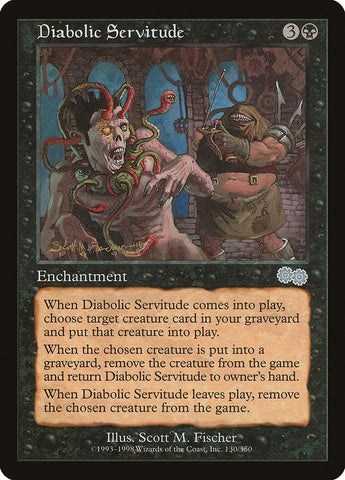 Image for Diabolic Servitude (130) [Urza's Saga]
