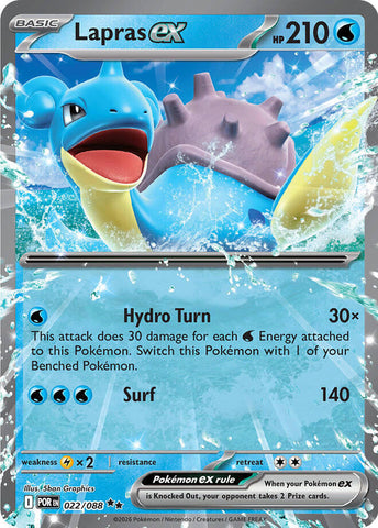 Lapras ex (022/088) (ME03: Perfect Order)