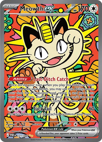 Image for Meowth ex (121/088) (ME03: Perfect Order) - Pokemon
