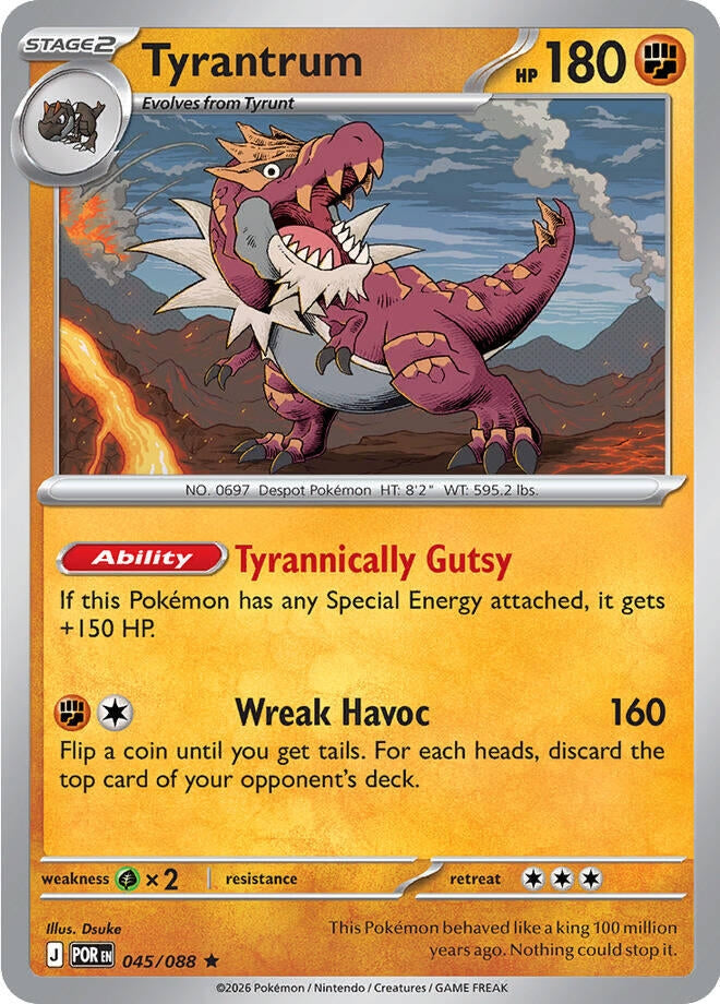 Image for Tyrantrum (045/088) (ME03: Perfect Order) - Pokemon