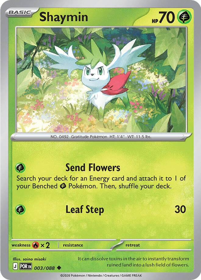 Image for Shaymin (003/088) (ME03: Perfect Order) - Pokemon