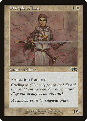Image for Disciple of Law (11) [Urza's Saga]