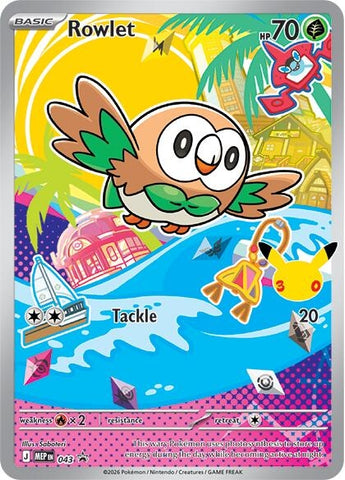 Image for Rowlet - 043 (043) (ME: Mega Evolution Promo) - Pokemon