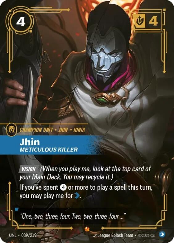 Jhin - Meticulous Killer (089/219) (Unleashed)