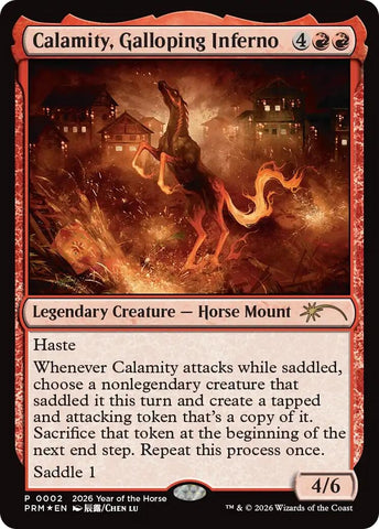 Image for Calamity, Galloping Inferno (Year of the Horse 2026) (2) (Standard Showdown Promos) - Magic: The Gathering