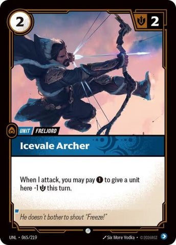 Icevale Archer (065/219) (Unleashed)