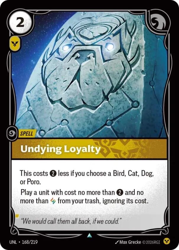 Undying Loyalty (168/219) (Unleashed)