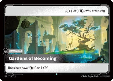 Image for Gardens of Becoming (213/219) (Unleashed) - Riftbound: League of Legends Trading Card Game