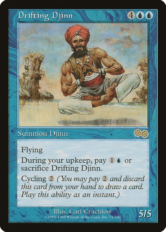 Image for Drifting Djinn (71) [Urza's Saga]