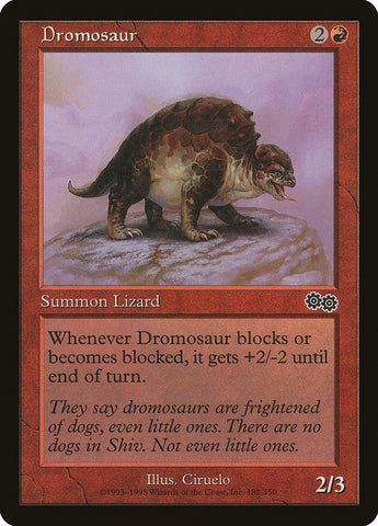 Image for Dromosaur (182) [Urza's Saga]