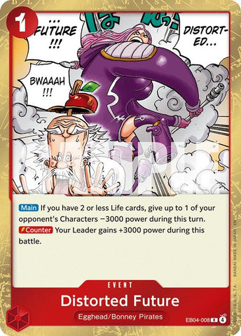 Image for Distorted Future (EB04-008) (Adventure on Kami's Island) - One Piece Card Game