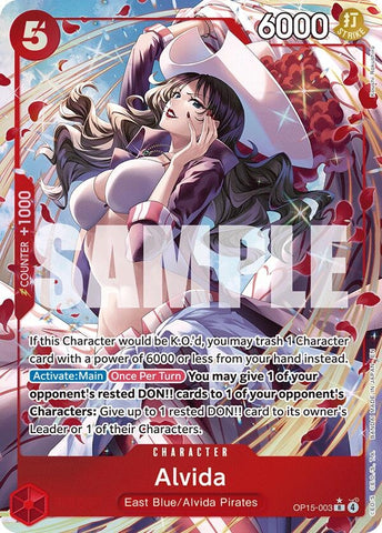 Image for Alvida (Alternate Art) (OP15-003) (Adventure on Kami's Island) - One Piece Card Game