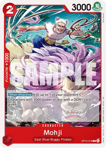 Image for Mohji (OP15-018) (Adventure on Kami's Island) - One Piece Card Game