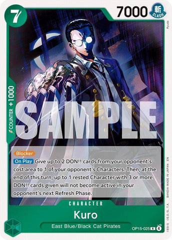 Image for Kuro (OP15-025) (Adventure on Kami's Island) - One Piece Card Game