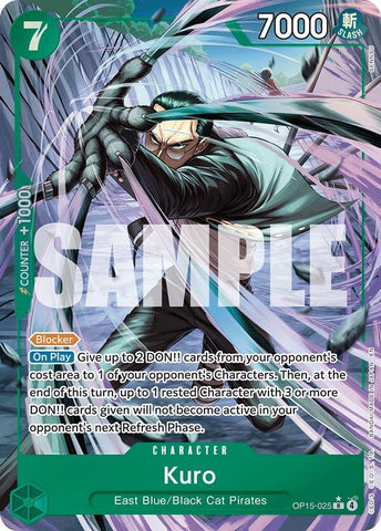 Image for Kuro (Alternate Art) (OP15-025) (Adventure on Kami's Island) - One Piece Card Game