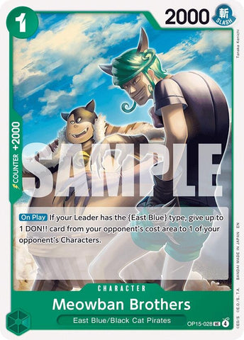 Image for Meowban Brothers (OP15-028) (Adventure on Kami's Island) - One Piece Card Game