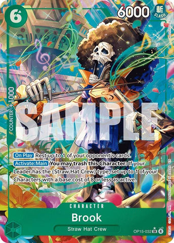 Image for Brook (OP15-032) (Alternate Art) (OP15-032) (Adventure on Kami's Island) - One Piece Card Game