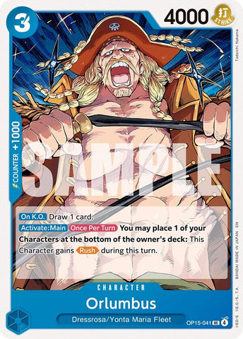 Image for Orlumbus (OP15-041) (Adventure on Kami's Island) - One Piece Card Game