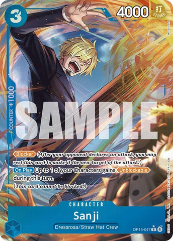 Image for Sanji (OP15-047) (Alternate Art) (OP15-047) (Adventure on Kami's Island) - One Piece Card Game