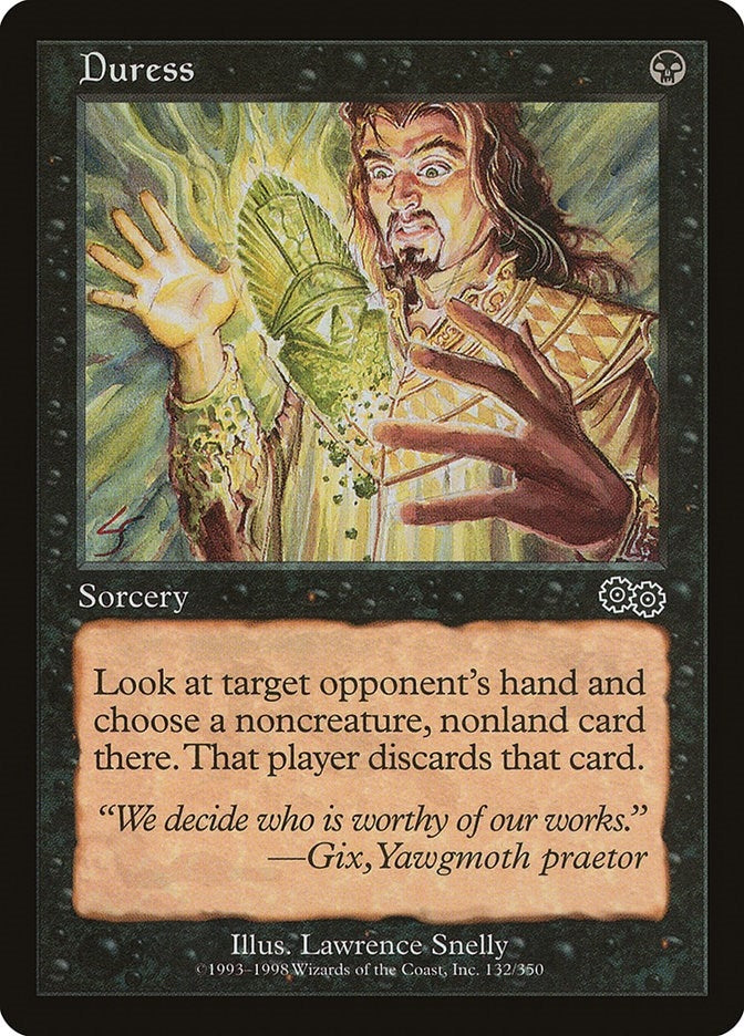 Image for Duress (132) [Urza's Saga]