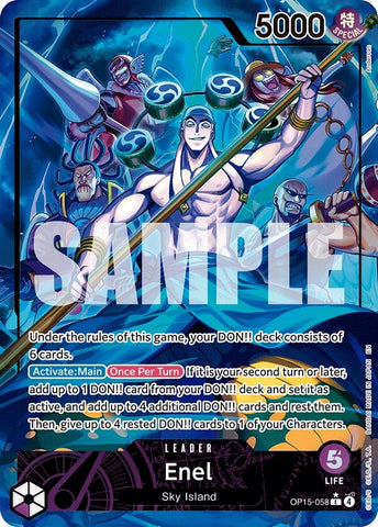 Image for Enel (OP15-058) (Alternate Art) (OP15-058) (Adventure on Kami's Island) - One Piece Card Game