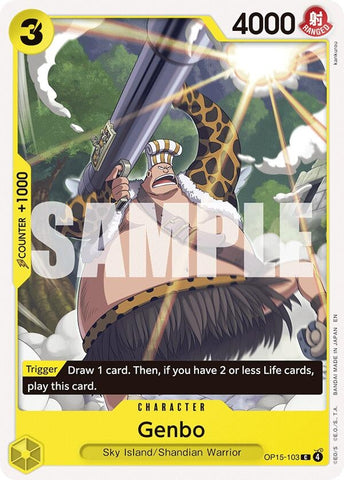 Image for Genbo (OP15-103) (Adventure on Kami's Island) - One Piece Card Game
