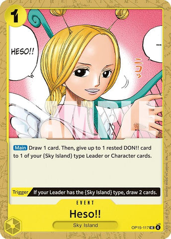 Image for Heso!! (OP15-117) (Adventure on Kami's Island) - One Piece Card Game