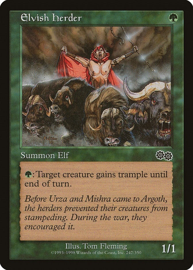 Image for Elvish Herder (247) [Urza's Saga]