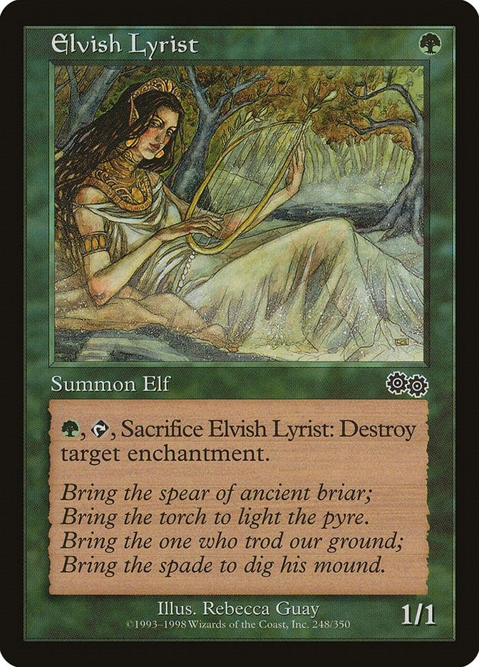 Image for Elvish Lyrist (248) [Urza's Saga]