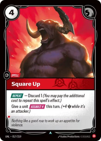 Image for Square Up (017/219) (Unleashed) - Riftbound: League of Legends Trading Card Game