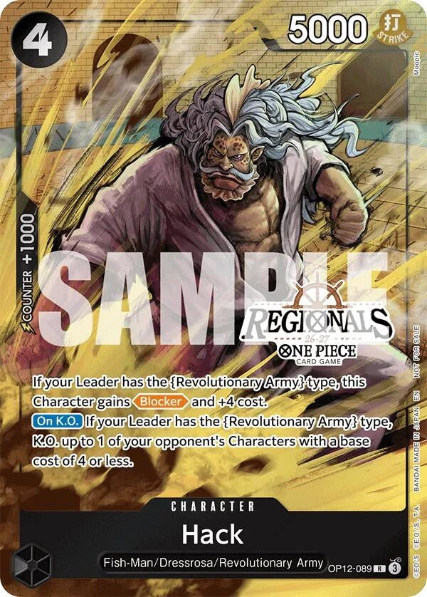 Hack (Regional Participation Pack 2026 Vol.1) (OP12-089) (One Piece Promotion Cards)