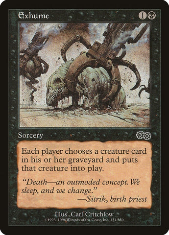 Image for Exhume (134) [Urza's Saga]