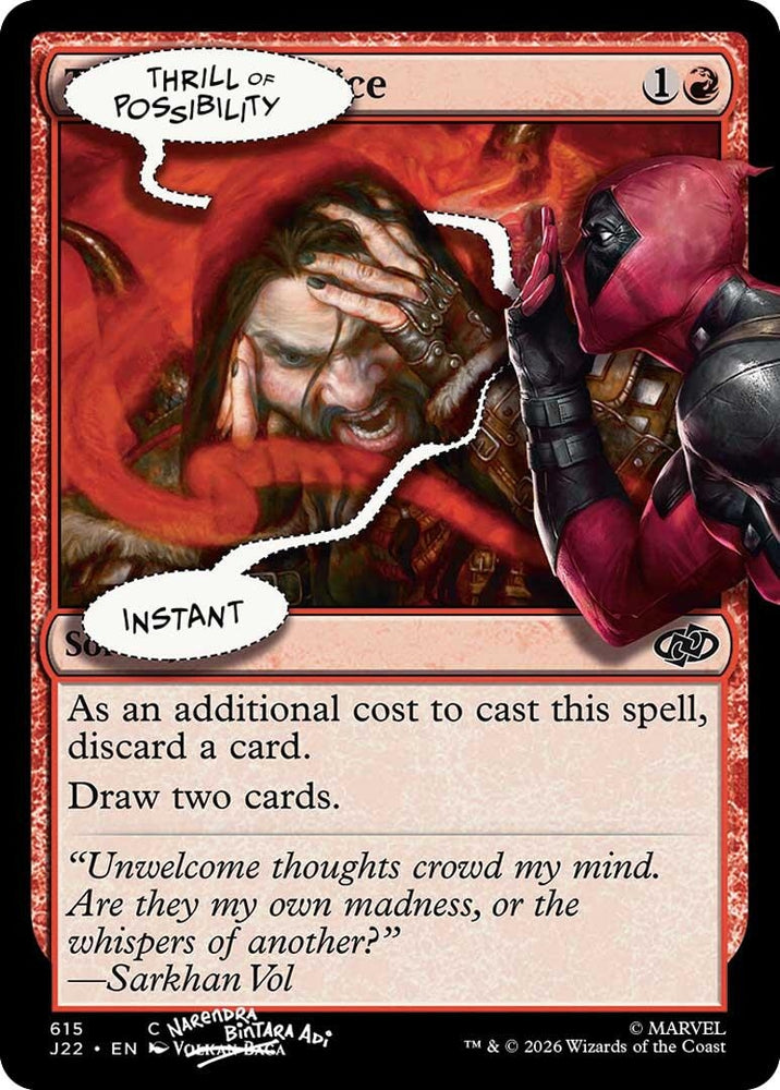 Image for Thrill of Possibility (615) (615) (Secret Lair Drop Series) - Magic: The Gathering
